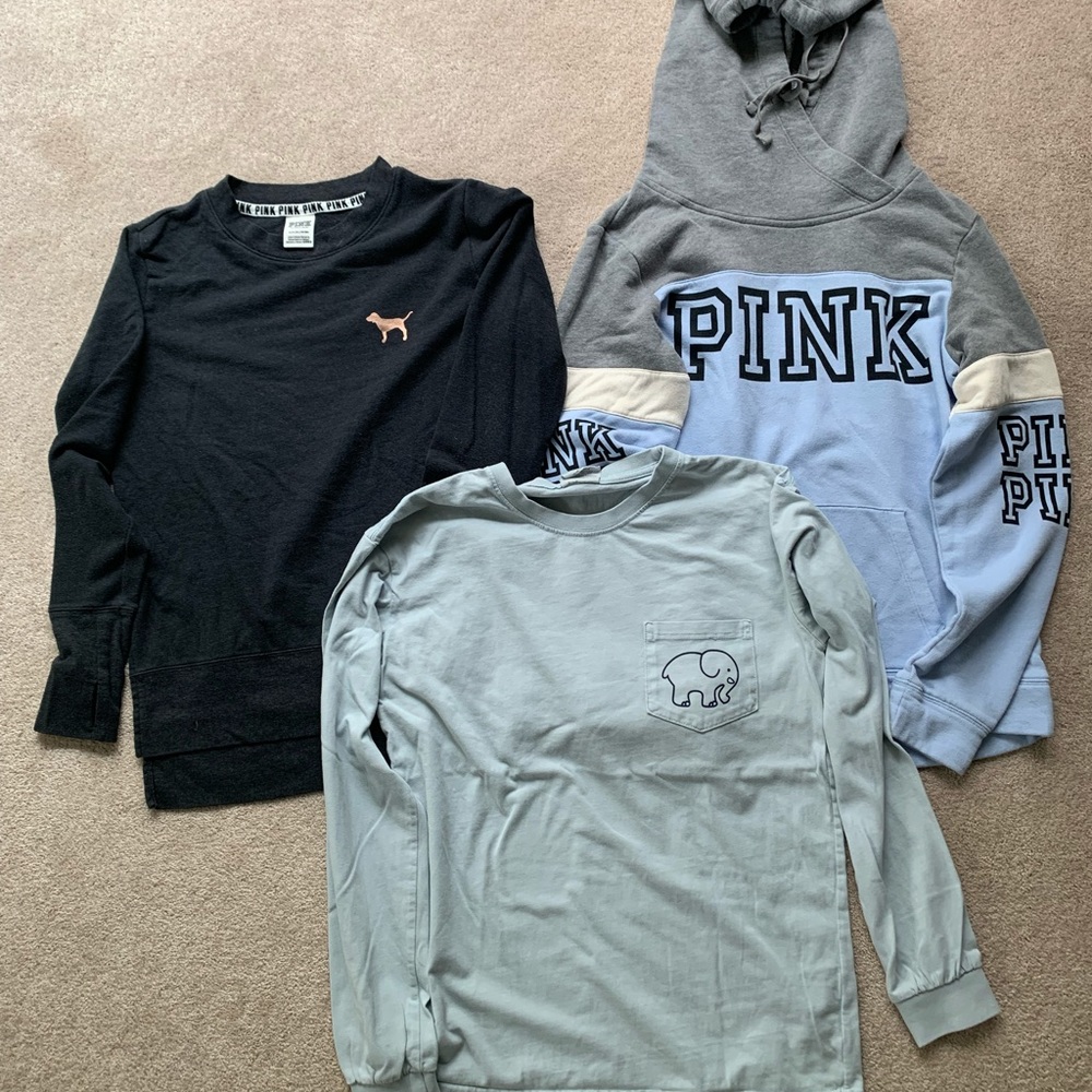 VS Pink shirt, VS Pink hoodie, Ivory Ella shirt